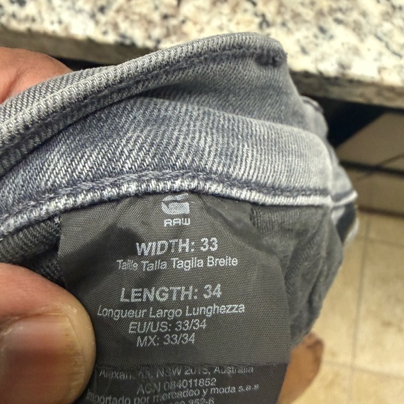 G-Star Men's Charcoal Cargo Pants - Picture 9 of 9